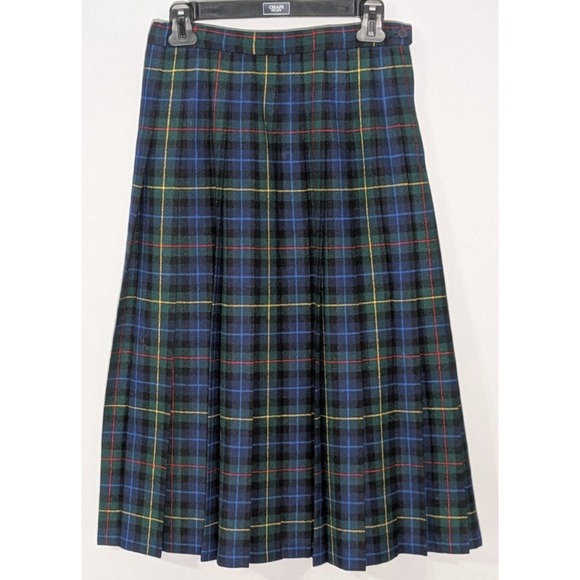 Petite Pendleton Dresses & Skirts - Vintage Pendleton Smith Tartan Plaid Pleated Skirt Dark Academia Preppy 29x29